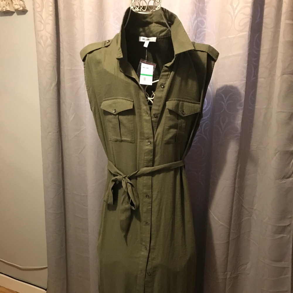 William Rast Button-down Maxi Dress